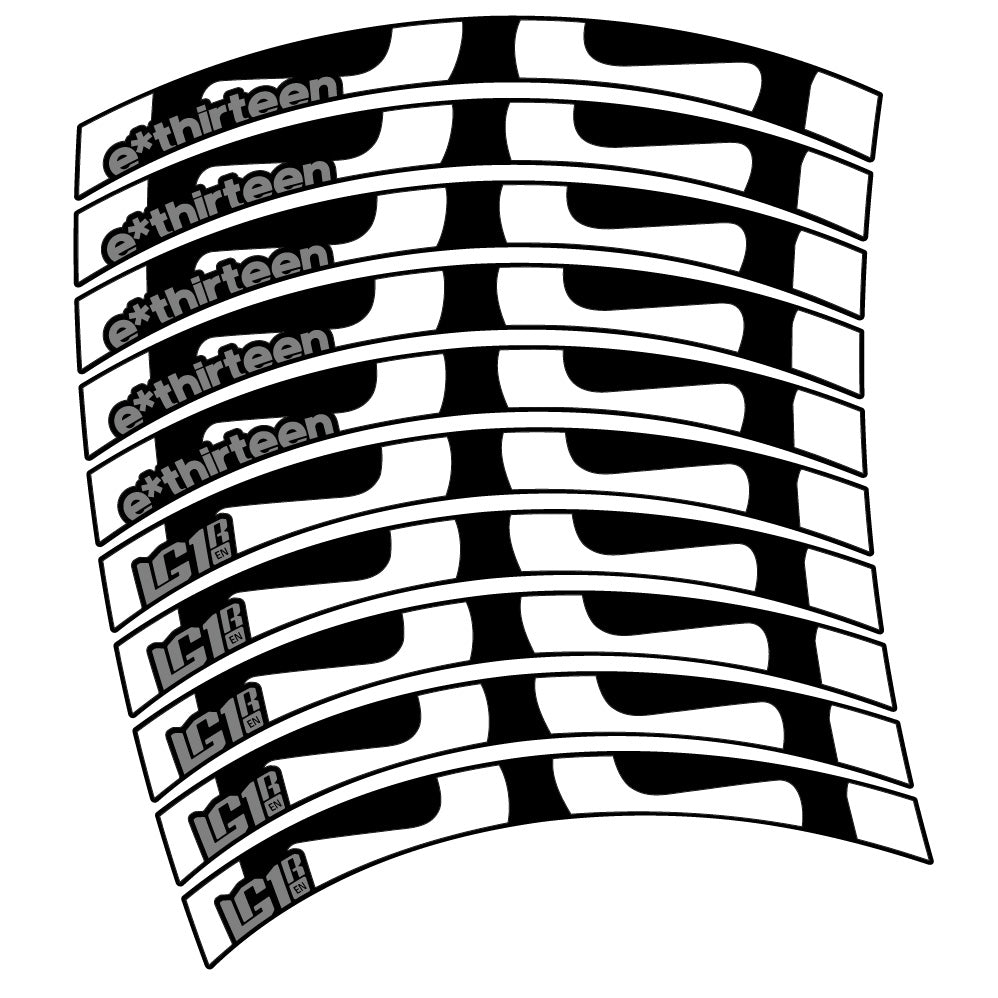 Stickers EThirteen LG1R EN compatibles Autocollants roues VTT 29"