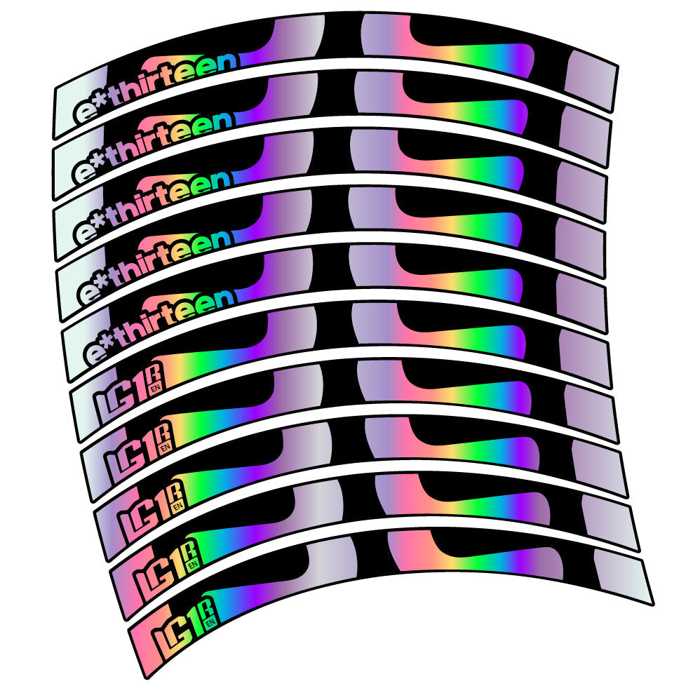 Stickers EThirteen LG1R EN compatibles Autocollants roues VTT 29"