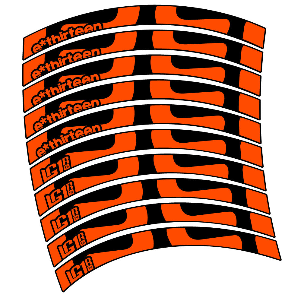 Stickers EThirteen LG1R EN compatibles Autocollants roues VTT 29"
