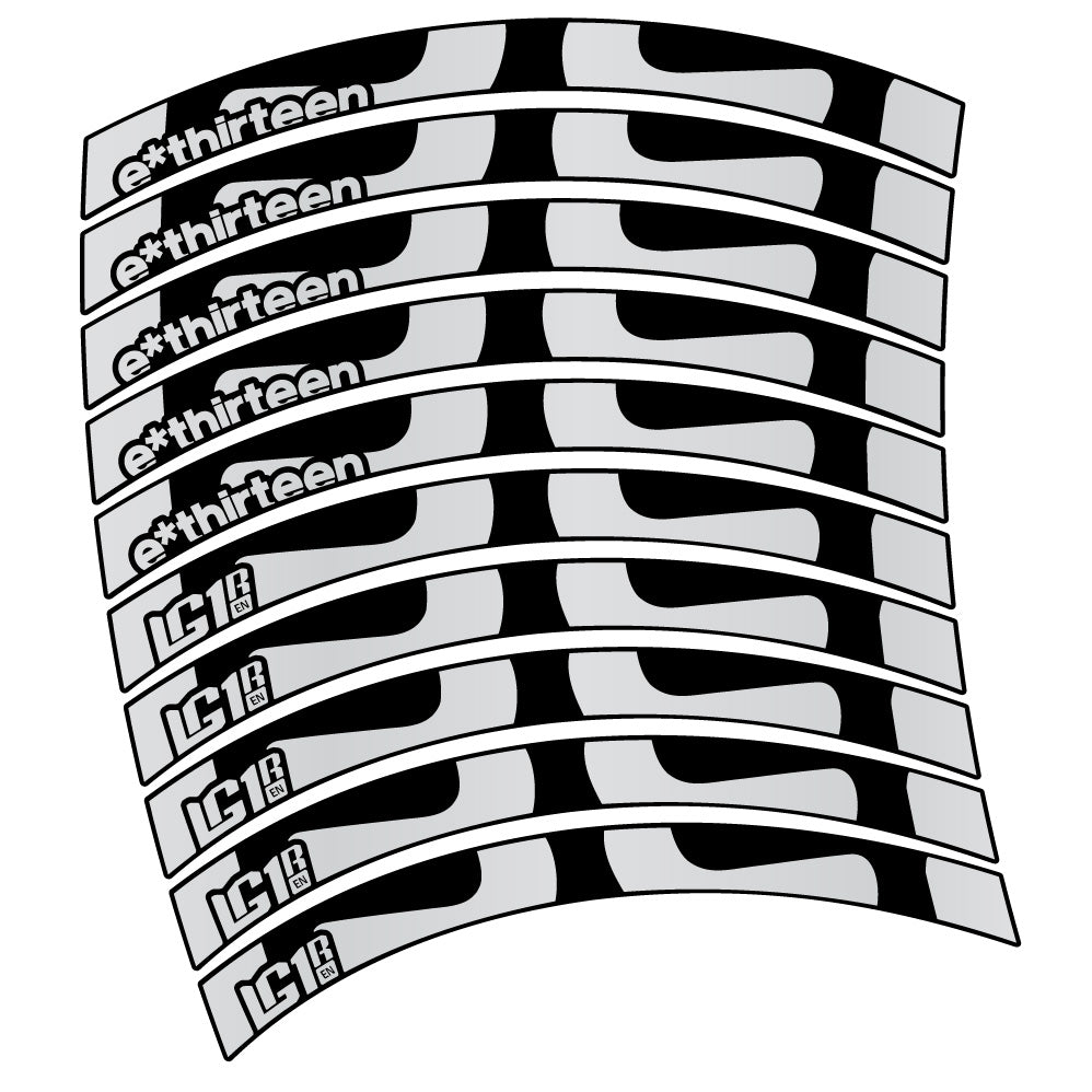 Stickers EThirteen LG1R EN compatibles Autocollants roues VTT 29"