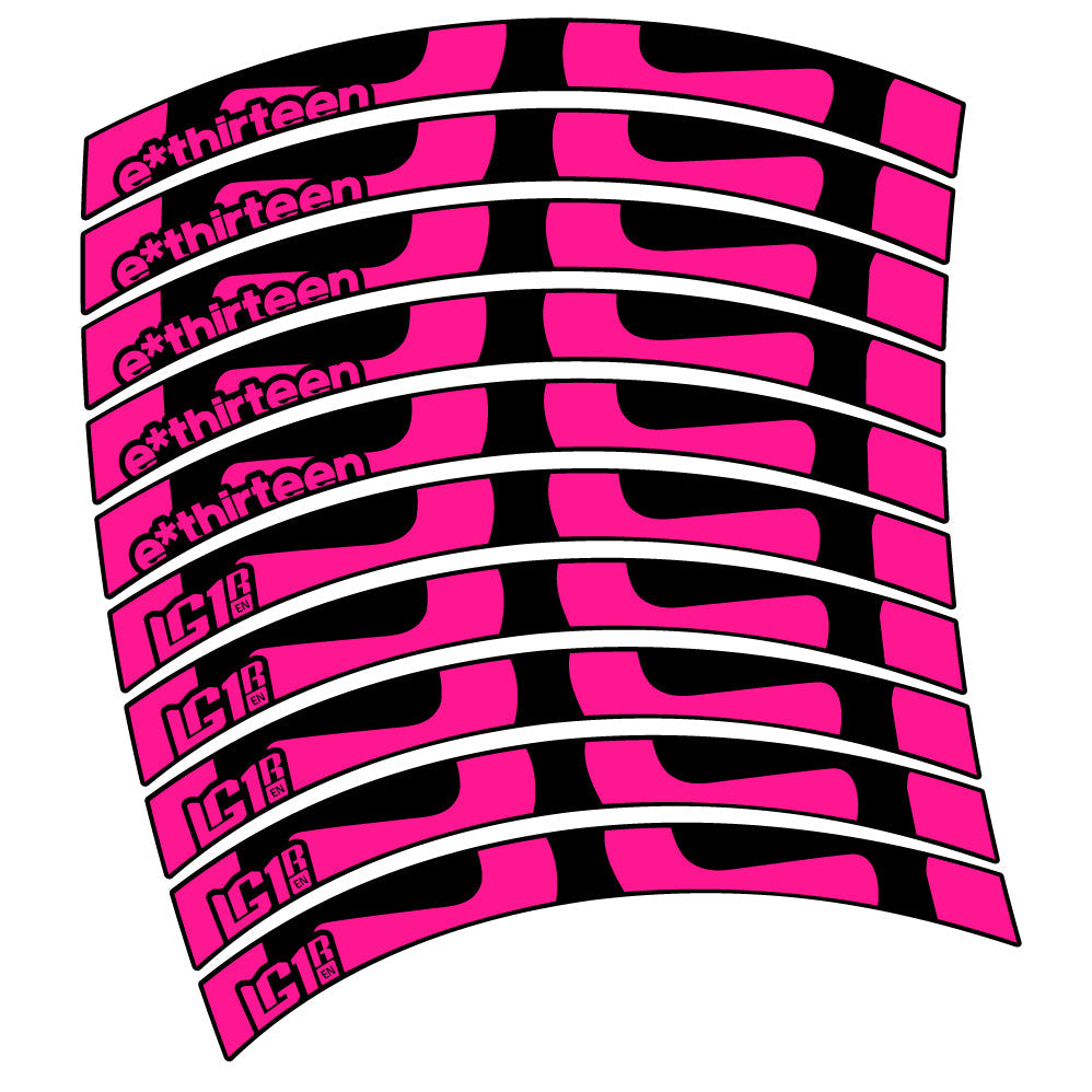 Stickers EThirteen LG1R EN compatibles Autocollants roues VTT 29"