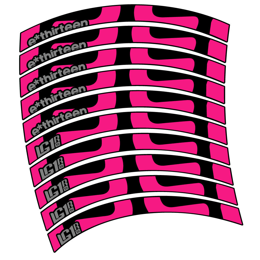 Stickers EThirteen LG1R EN compatibles Autocollants roues VTT 29"