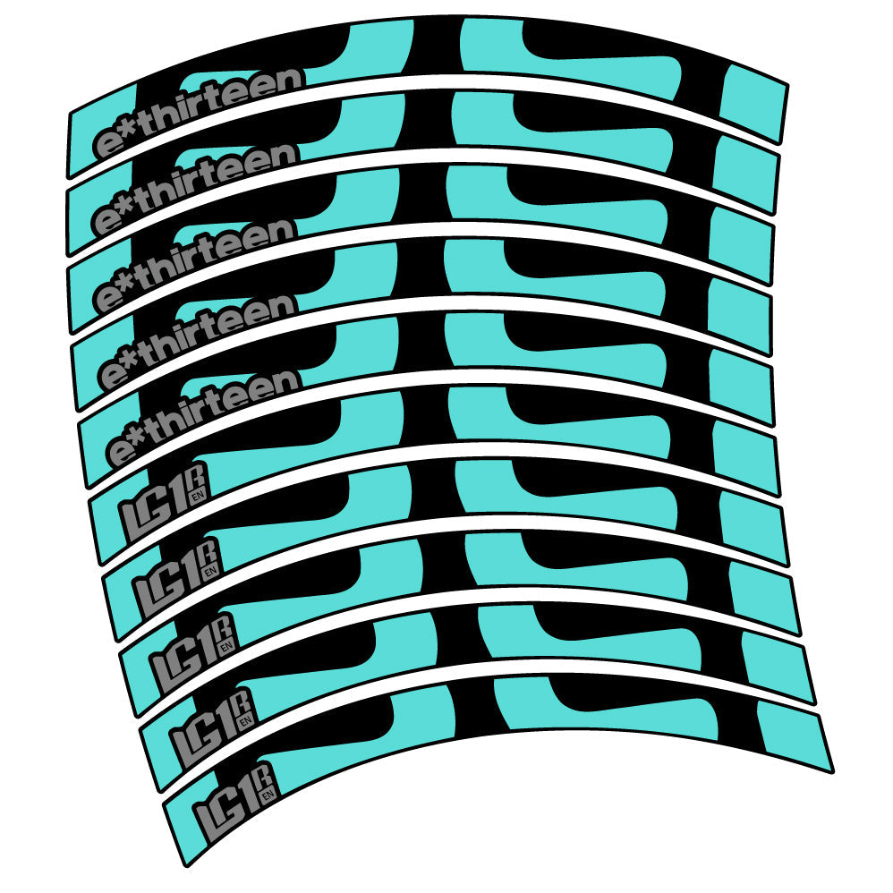 Stickers EThirteen LG1R EN compatibles Autocollants roues VTT 29"