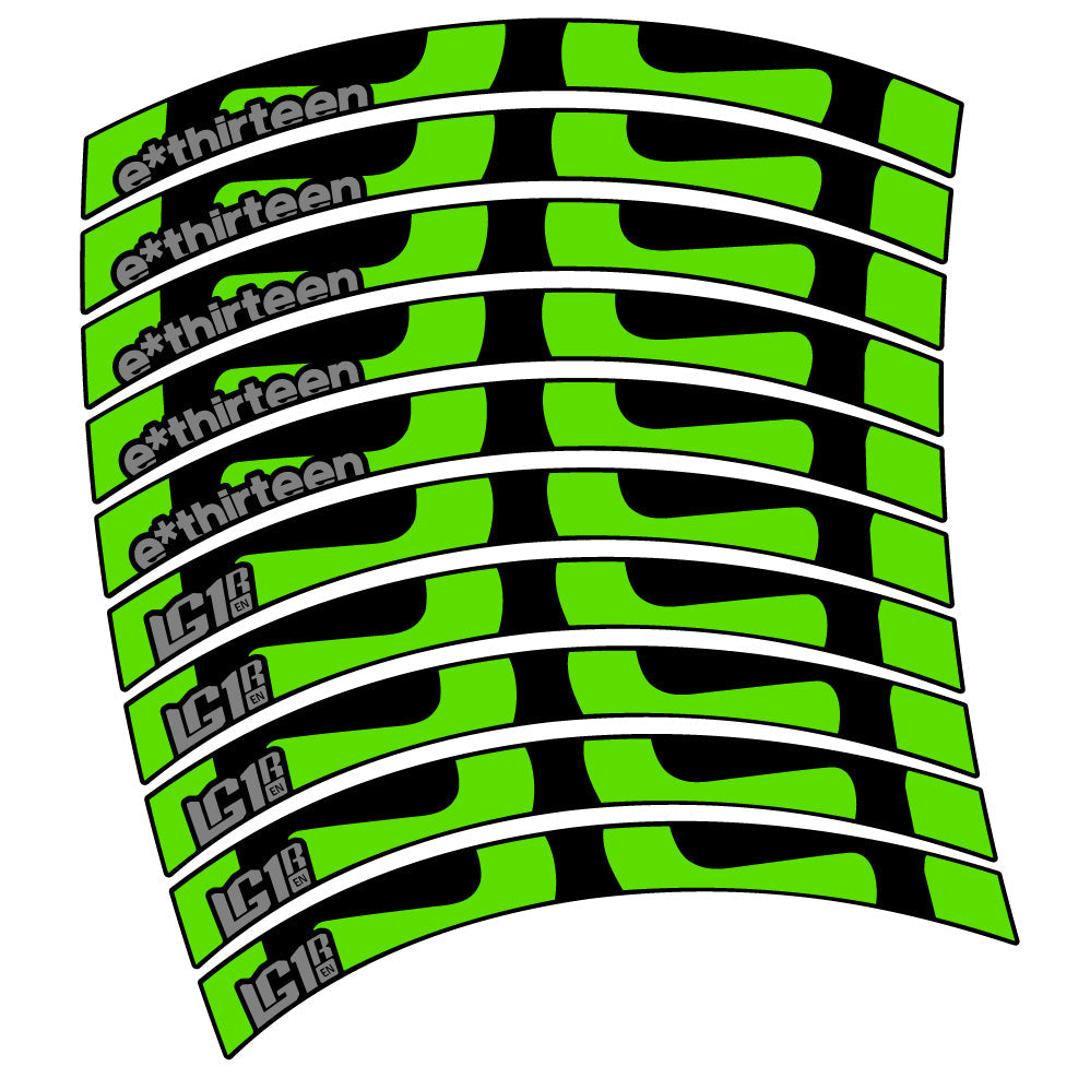 Stickers EThirteen LG1R EN compatibles Autocollants roues VTT 29"