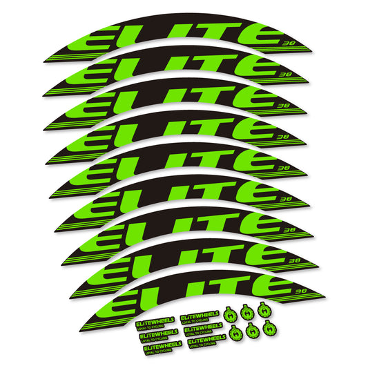Stickers roue vélo Elite 38 autocollant vinyle