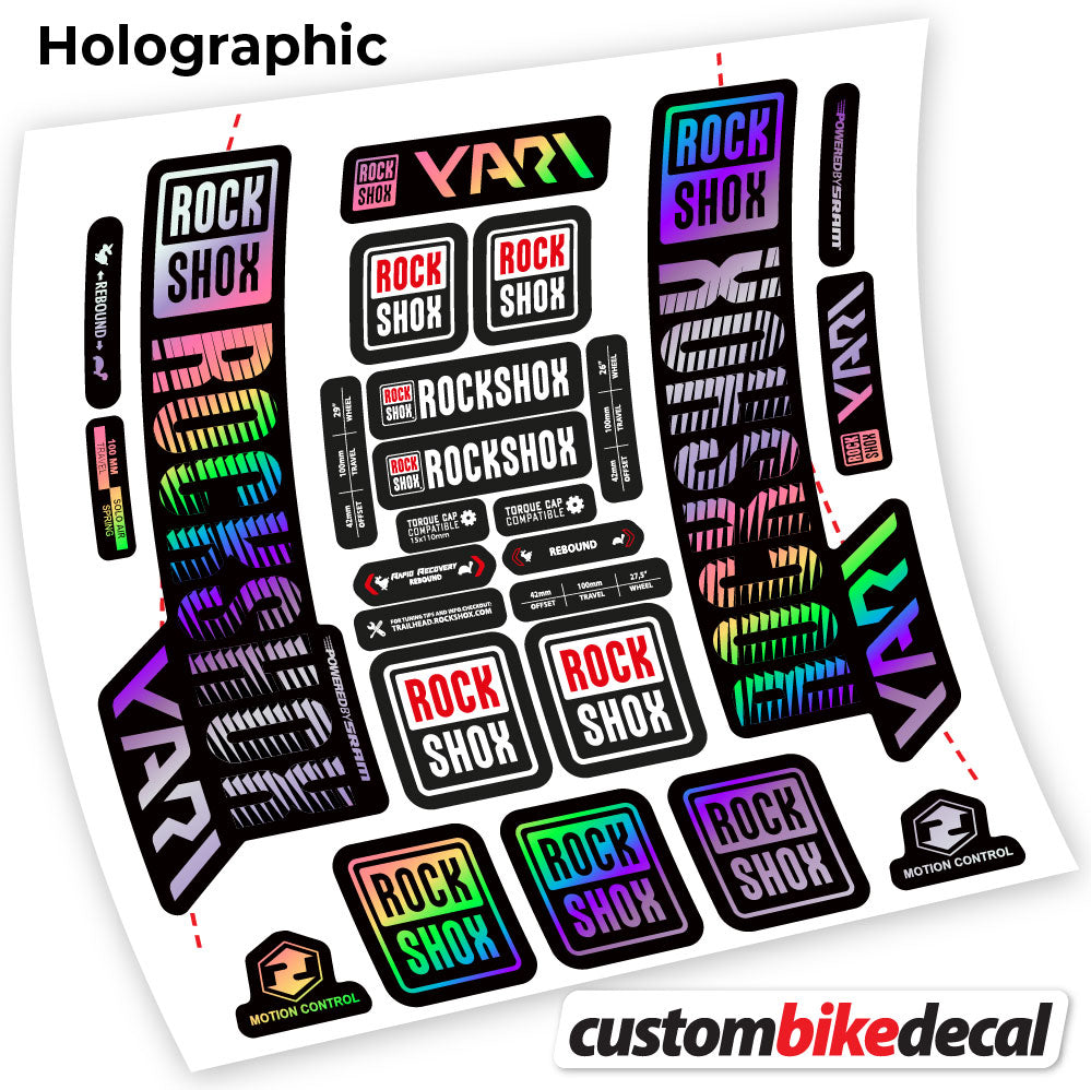 Decal for Rock Shox Yari 2018 fork – bike sticker vinyl