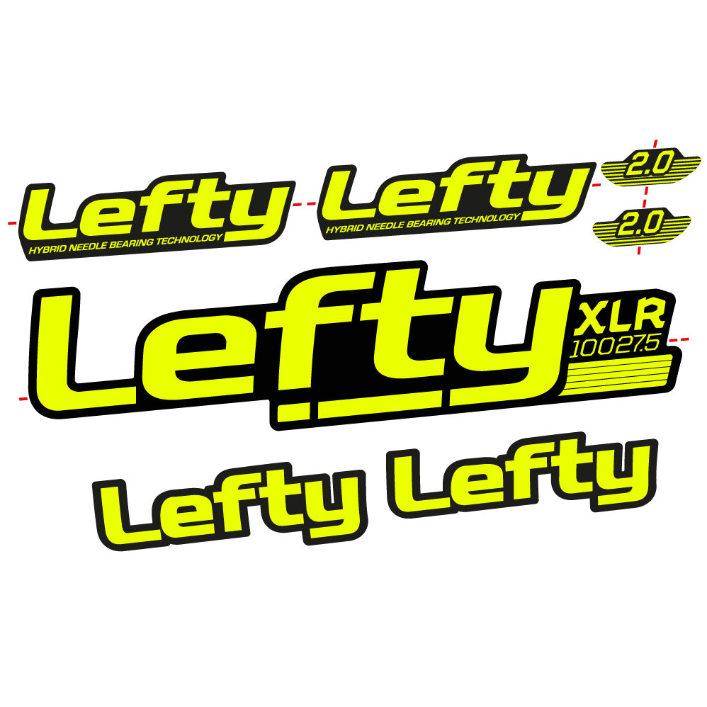 Stickers Lefty XLR 2020 compatibles Autocollants fourche