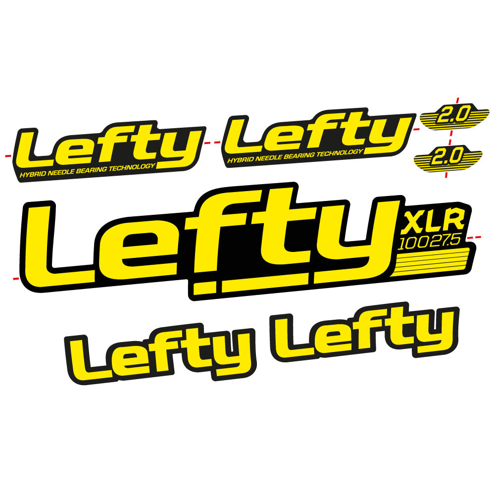 Stickers Lefty XLR 2020 compatibles Autocollants fourche