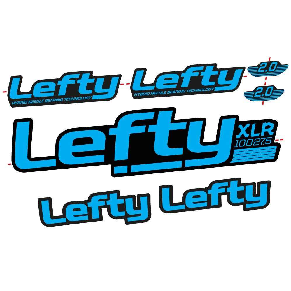 Stickers Lefty XLR 2020 compatibles Autocollants fourche