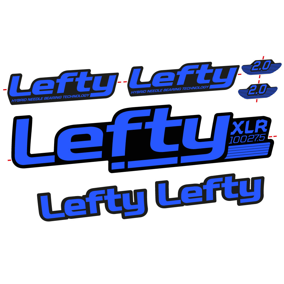 Stickers Lefty XLR 2020 compatibles Autocollants fourche