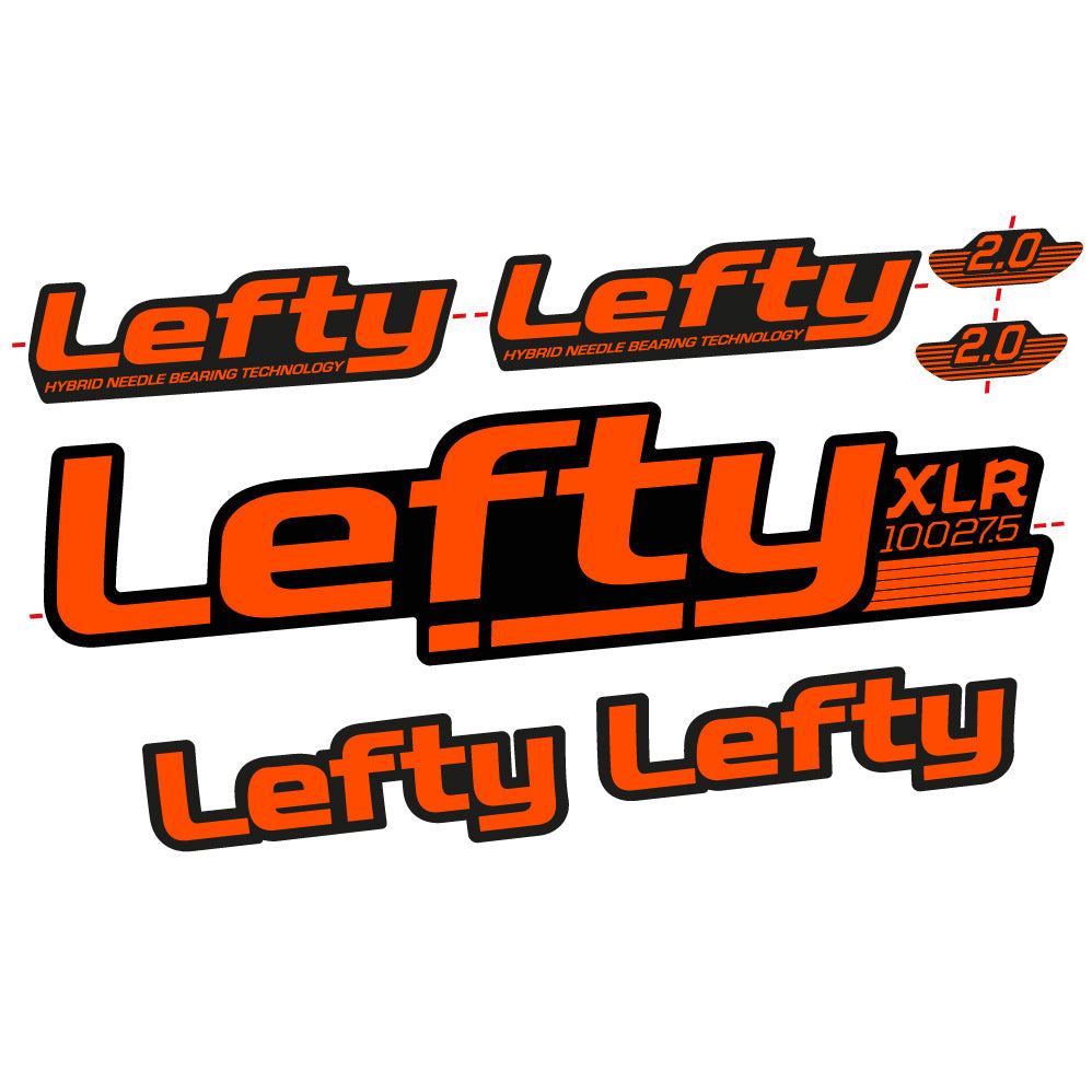 Stickers Lefty XLR 2020 compatibles Autocollants fourche