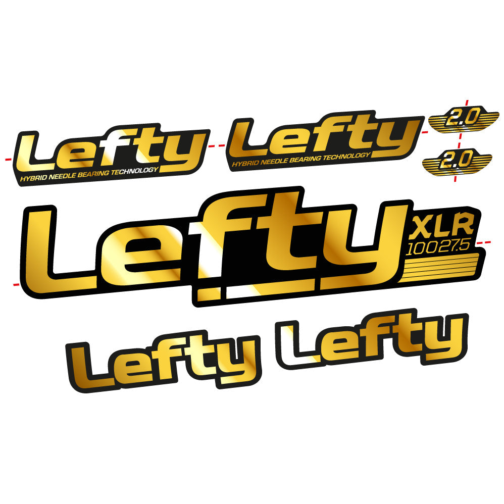 Stickers Lefty XLR 2020 compatibles Autocollants fourche