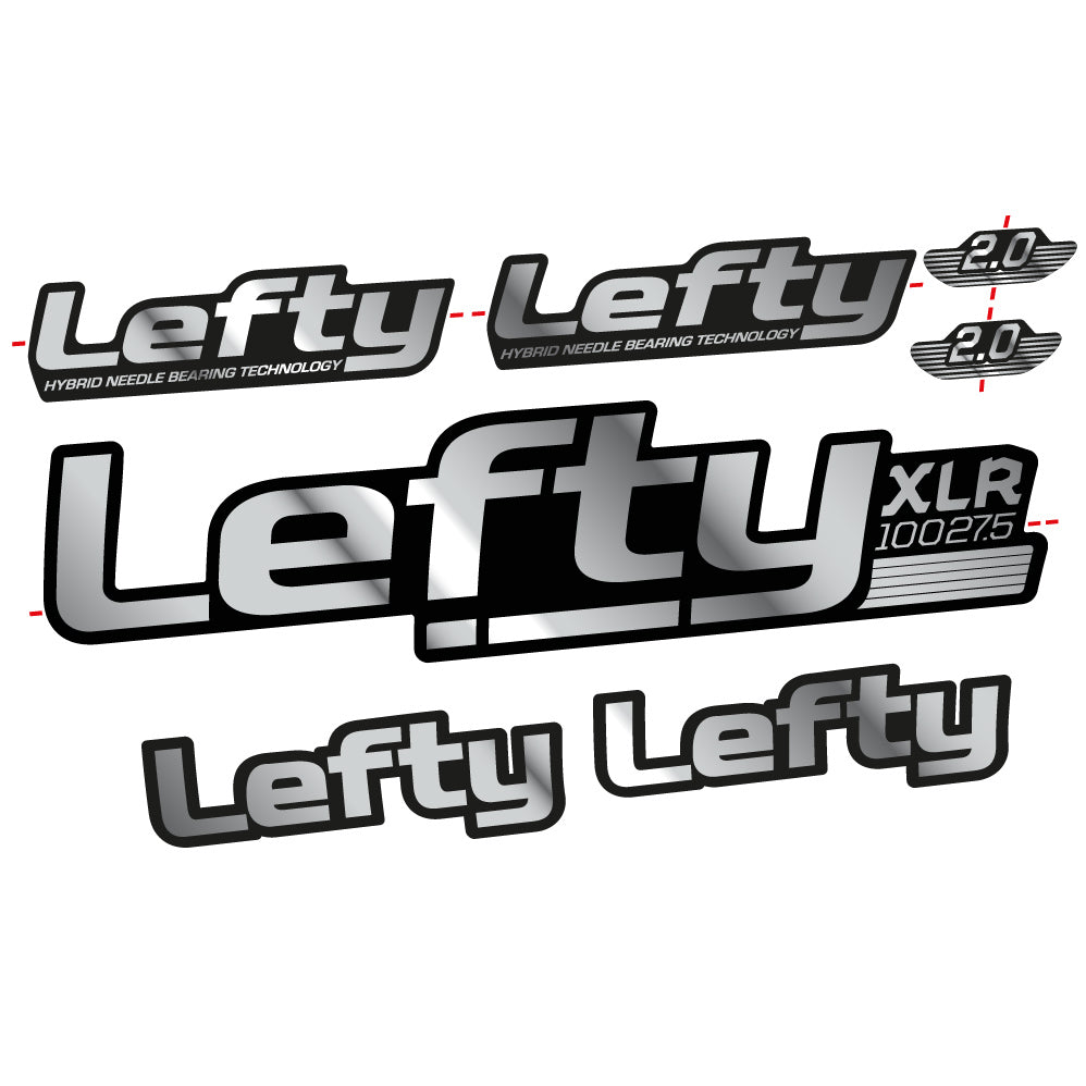 Stickers Lefty XLR 2020 compatibles Autocollants fourche