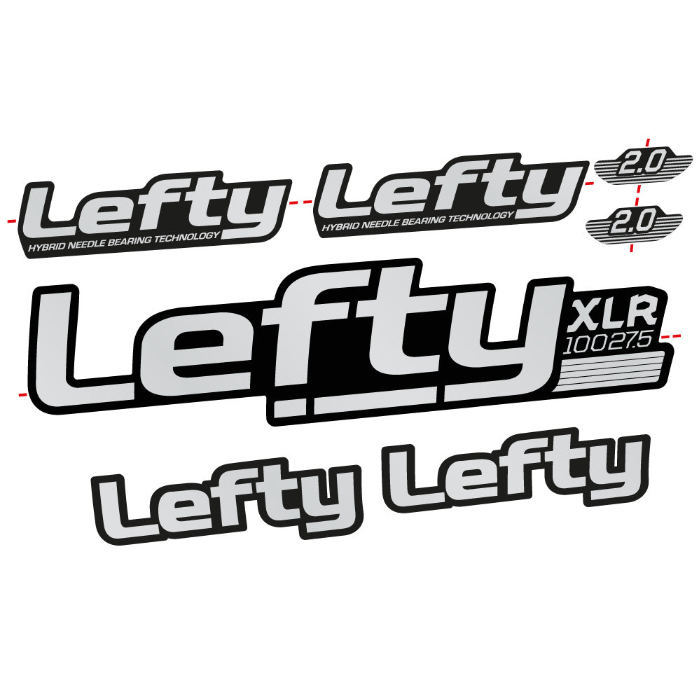 Stickers Lefty XLR 2020 compatibles Autocollants fourche