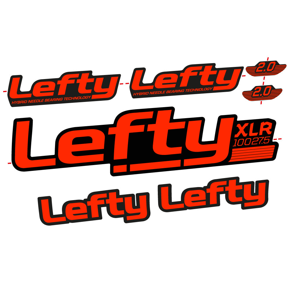 Stickers Lefty XLR 2020 compatibles Autocollants fourche