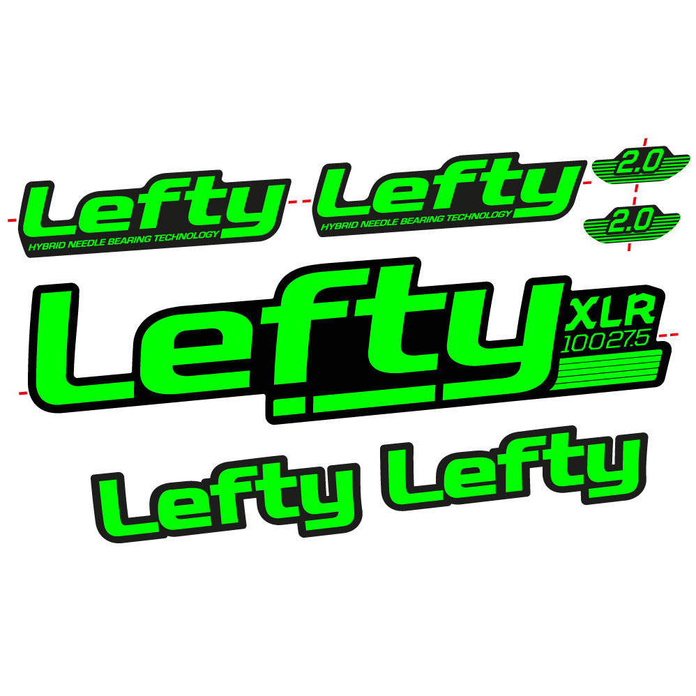 Stickers Lefty XLR 2020 compatibles Autocollants fourche