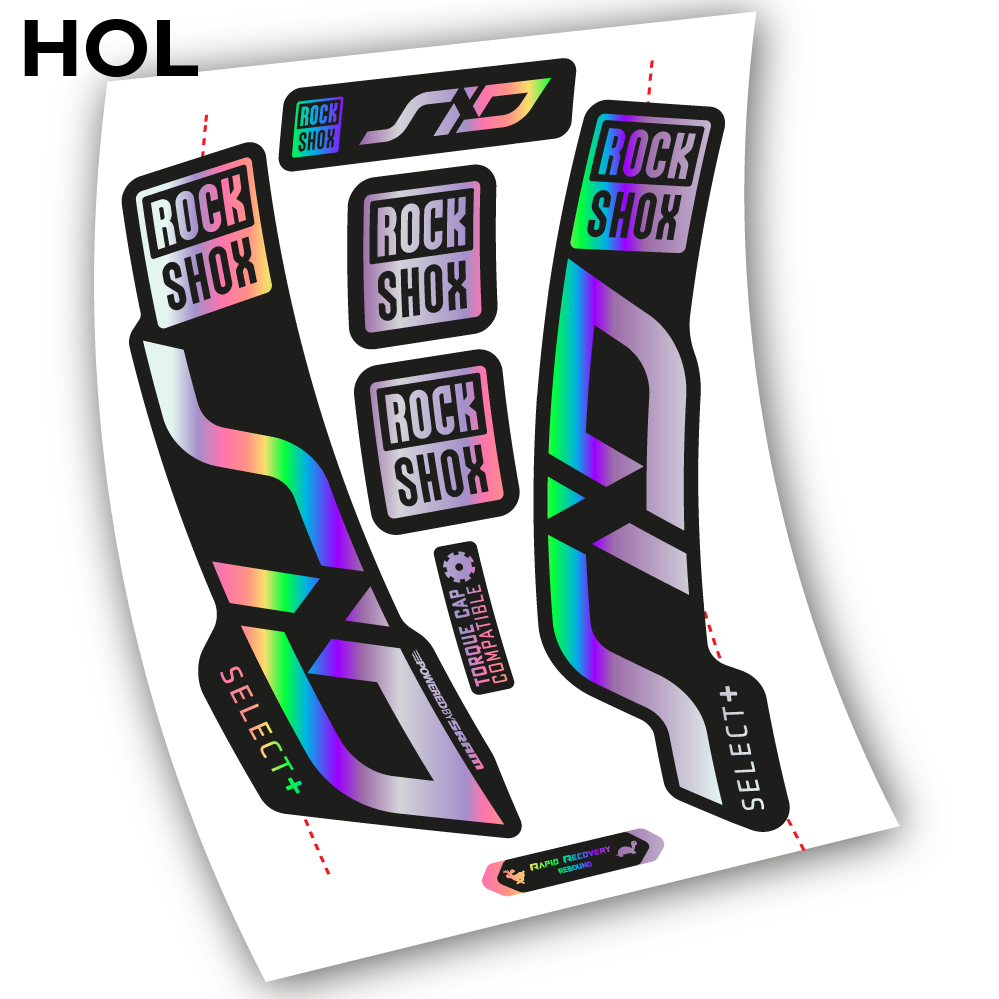 Stickers Sid Select Plus 2020 compatibles Autocollants fourche VTT