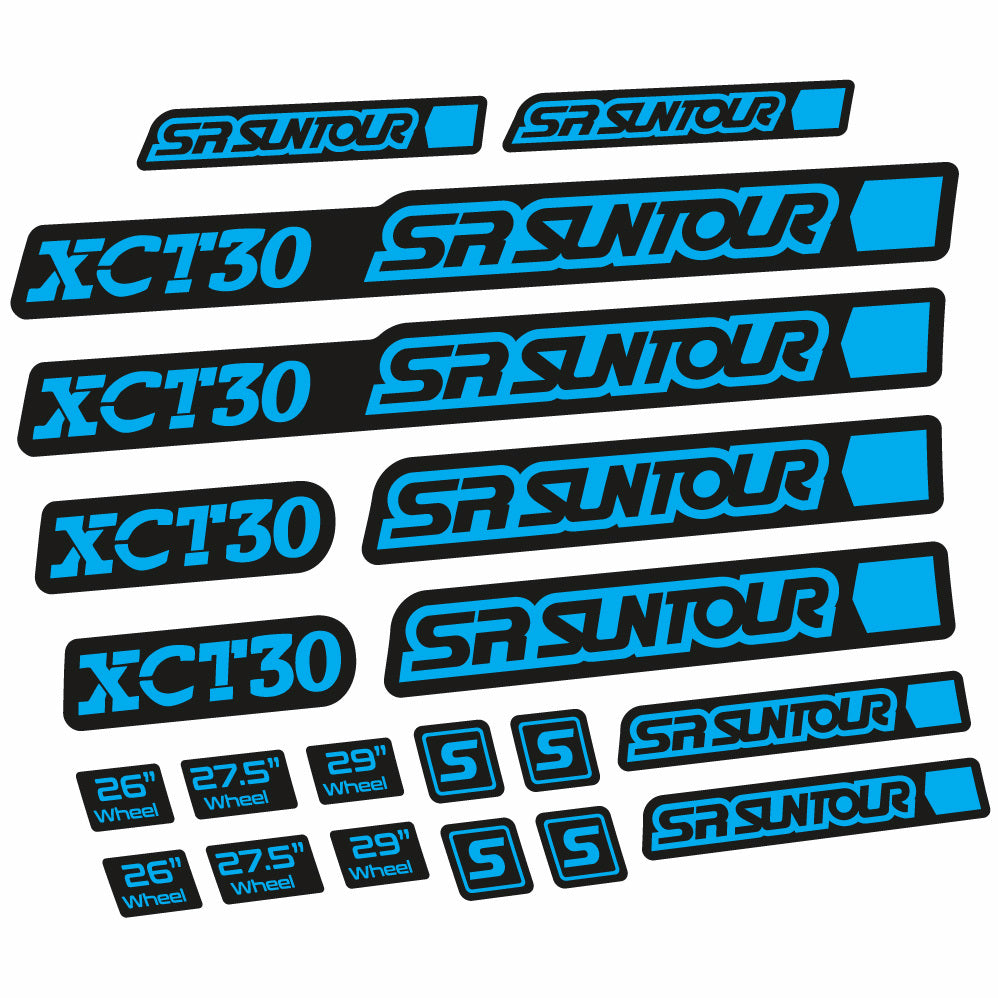 Stickers Sr Suntour XCT 30 compatibles Autocollants fourche 27.5"