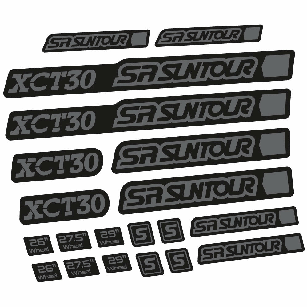Stickers Sr Suntour XCT 30 compatibles Autocollants fourche 27.5"