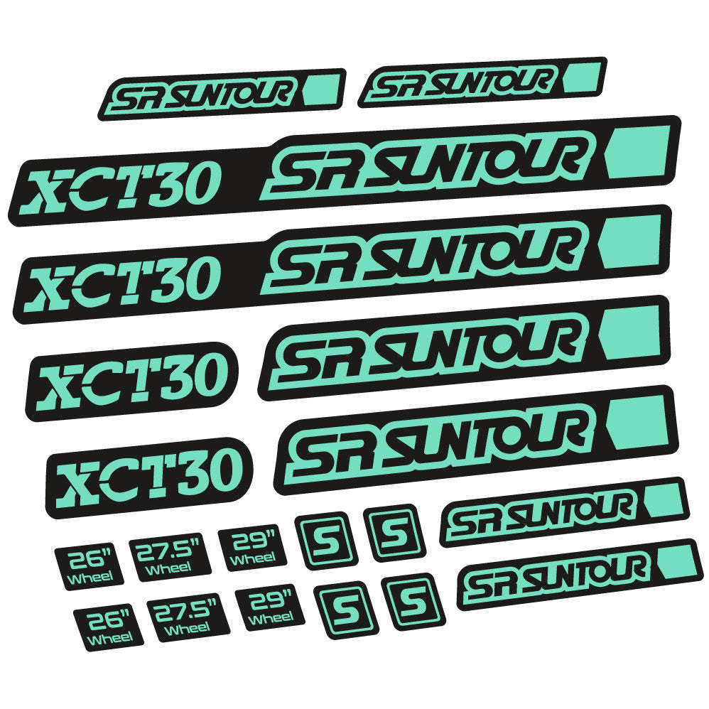 Stickers Sr Suntour XCT 30 compatibles Autocollants fourche 27.5"