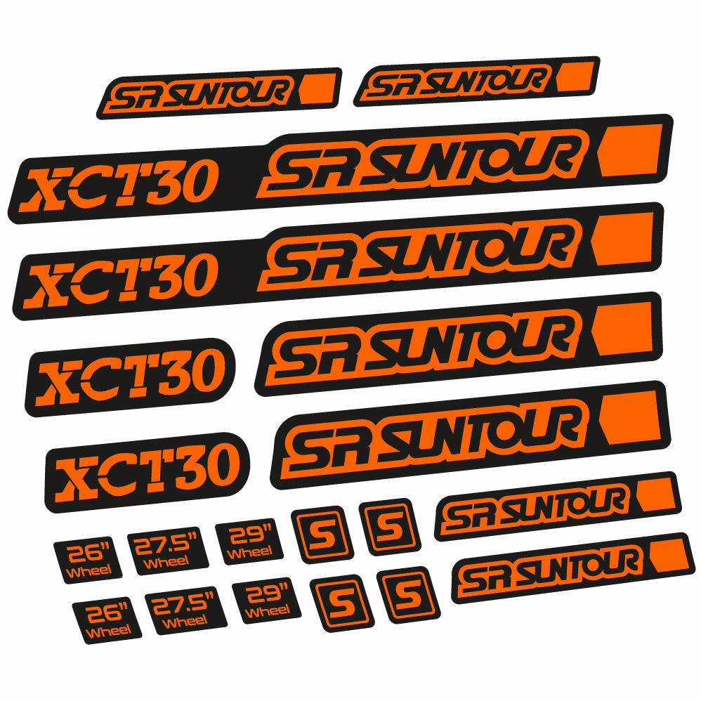Stickers Sr Suntour XCT 30 compatibles Autocollants fourche 27.5"