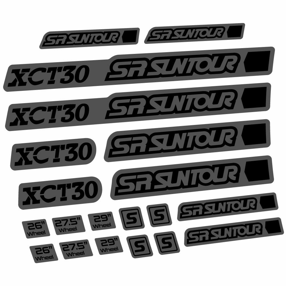 Stickers Sr Suntour XCT 30 compatibles Autocollants fourche 27.5"