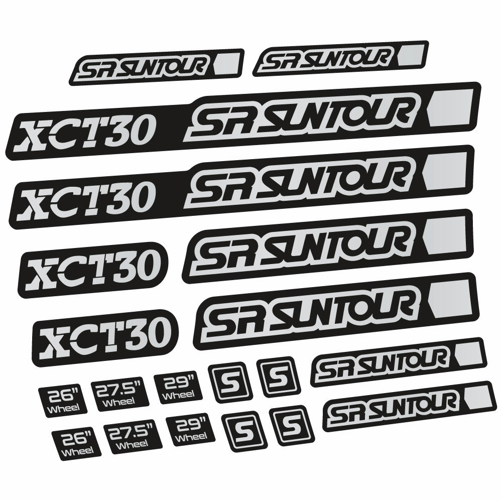Stickers Sr Suntour XCT 30 compatibles Autocollants fourche 27.5"