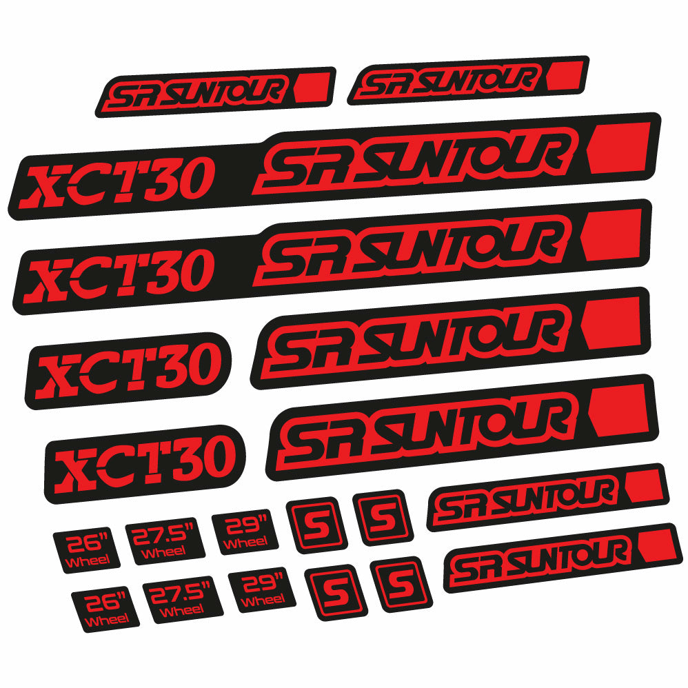 Stickers Sr Suntour XCT 30 compatibles Autocollants fourche 27.5"