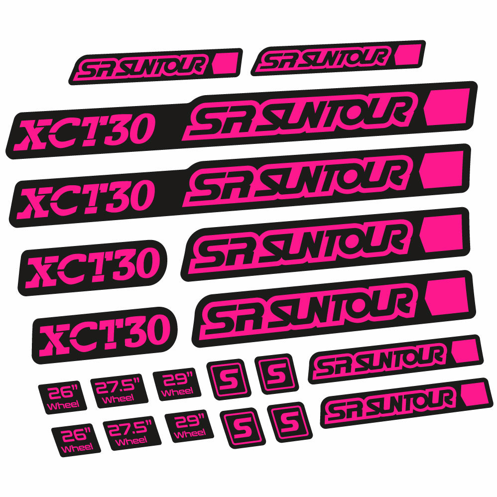 Stickers Sr Suntour XCT 30 compatibles Autocollants fourche 27.5"