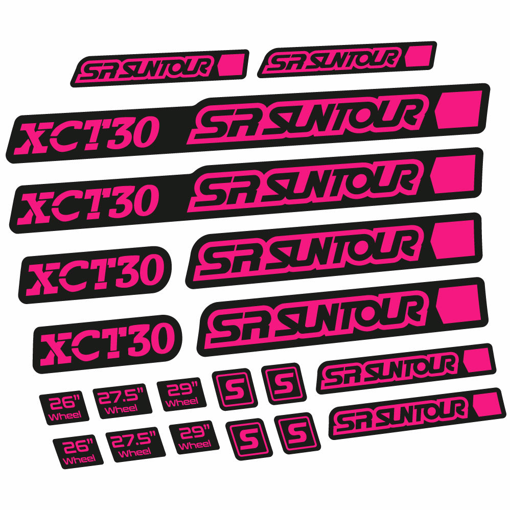 Stickers Sr Suntour XCT 30 compatibles Autocollants fourche 27.5"