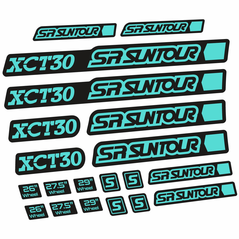 Stickers Sr Suntour XCT 30 compatibles Autocollants fourche 27.5"
