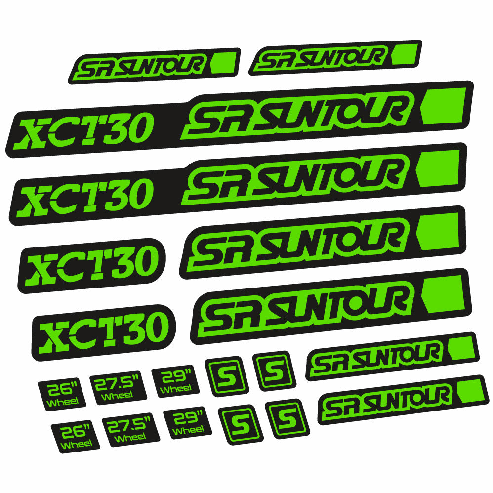 Stickers Sr Suntour XCT 30 compatibles Autocollants fourche 27.5"