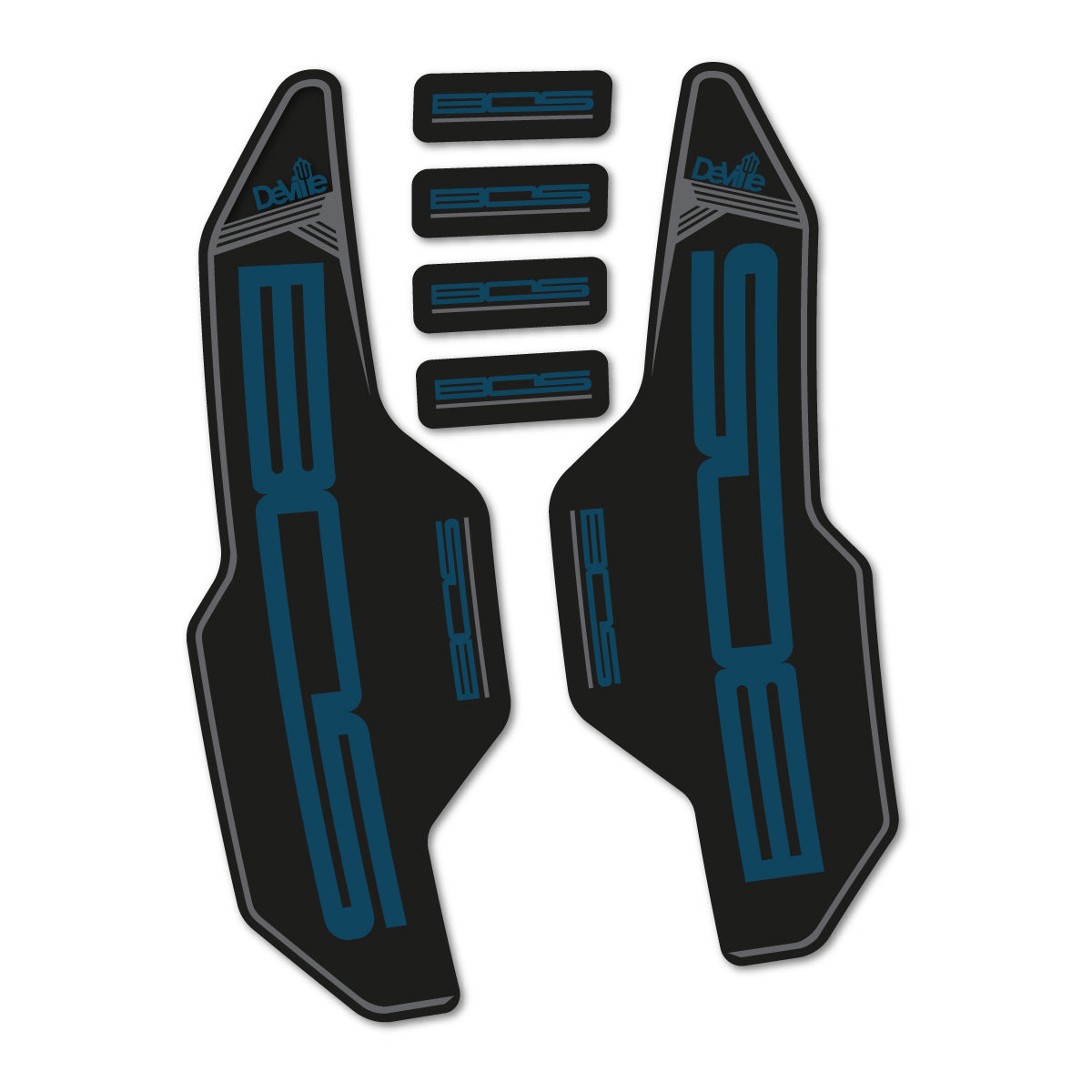 Dark Lake decal for Bos Deville 2017 fork – bike sticker vinyl
