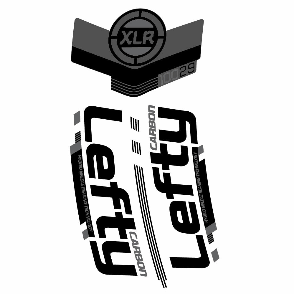 Stickers Scalpel 29 Team Lefty XLR 100 2015 compatibles Autocollants fourche 29"