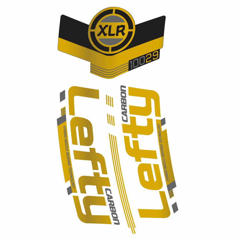 Stickers Scalpel 29 Team Lefty XLR 100 2015 compatibles Autocollants fourche 29"