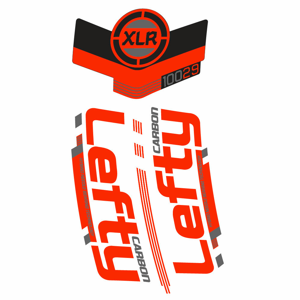 Stickers Scalpel 29 Team Lefty XLR 100 2015 compatibles Autocollants fourche 29"