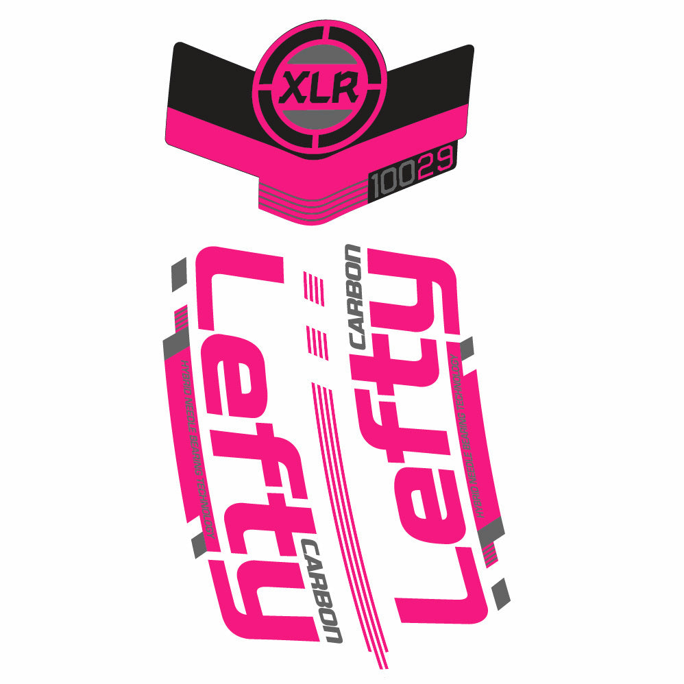 Stickers Scalpel 29 Team Lefty XLR 100 2015 compatibles Autocollants fourche 29"