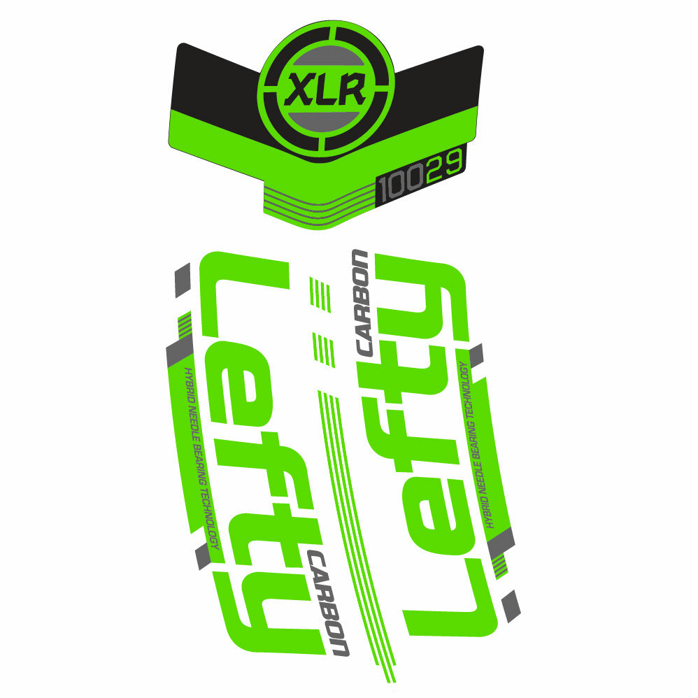 Stickers Scalpel 29 Team Lefty XLR 100 2015 compatibles Autocollants fourche 29"
