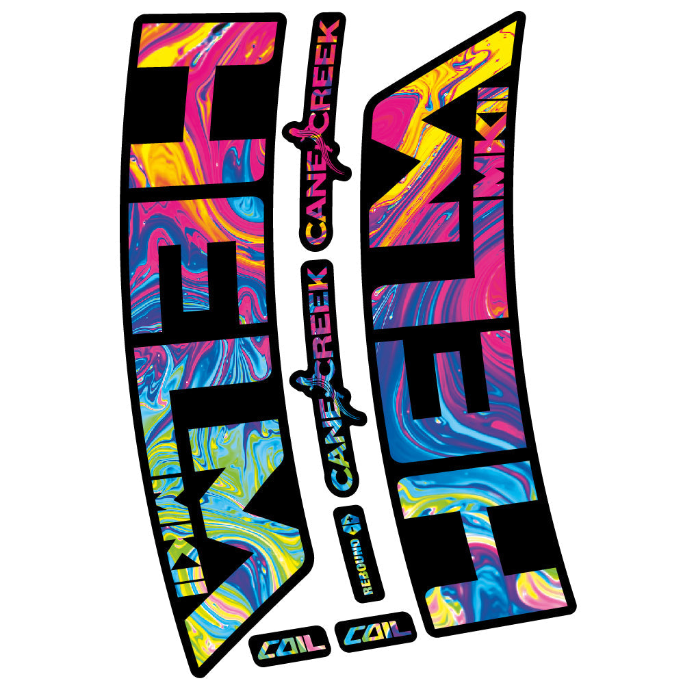 Stickers Canecreek Helm MK2 compatibles Autocollants fourche