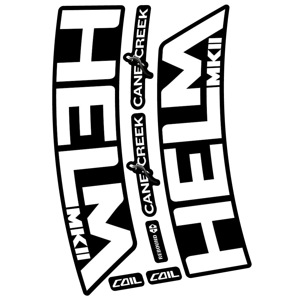 Stickers Canecreek Helm MK2 compatibles Autocollants fourche