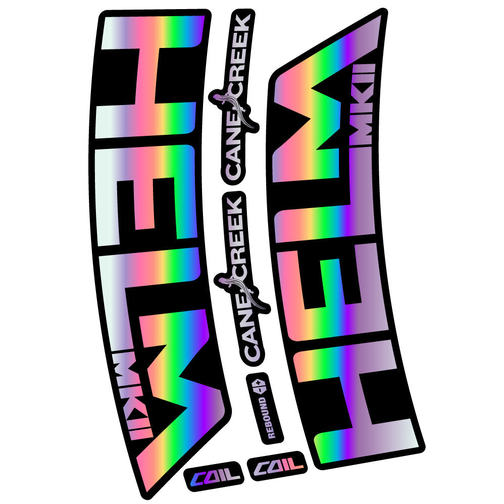 Stickers Canecreek Helm MK2 compatibles Autocollants fourche