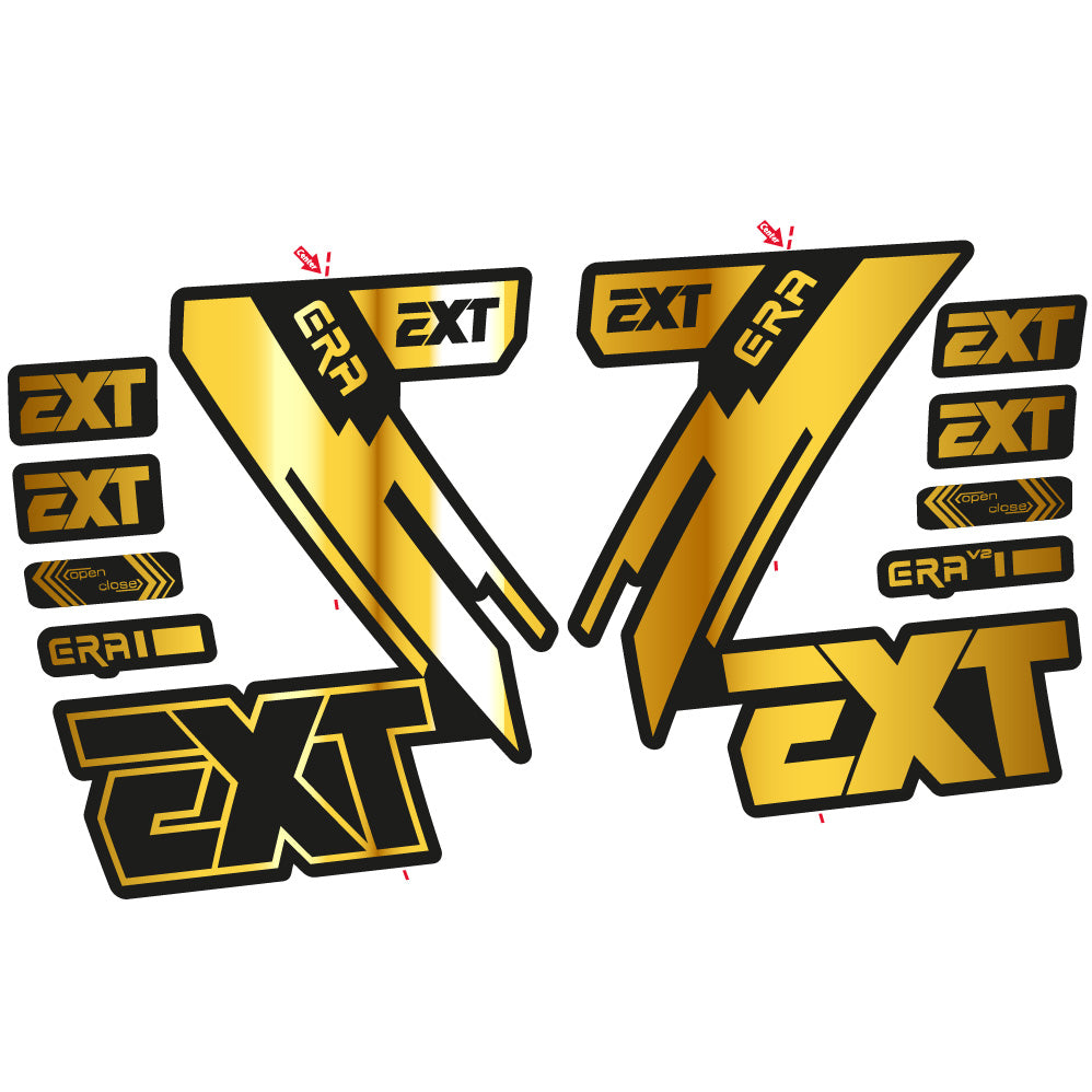 Stickers EXT Era compatibles Autocollants fourche 29"