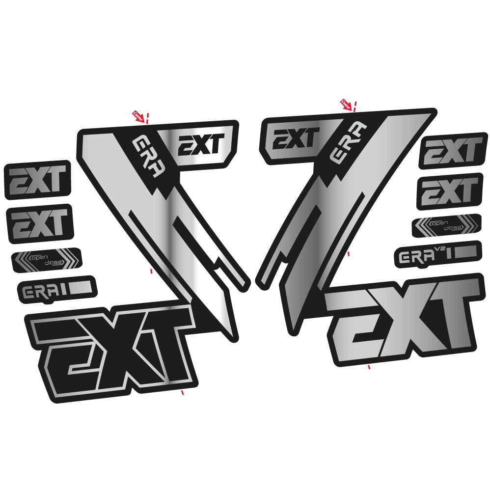 Stickers EXT Era compatibles Autocollants fourche 29"