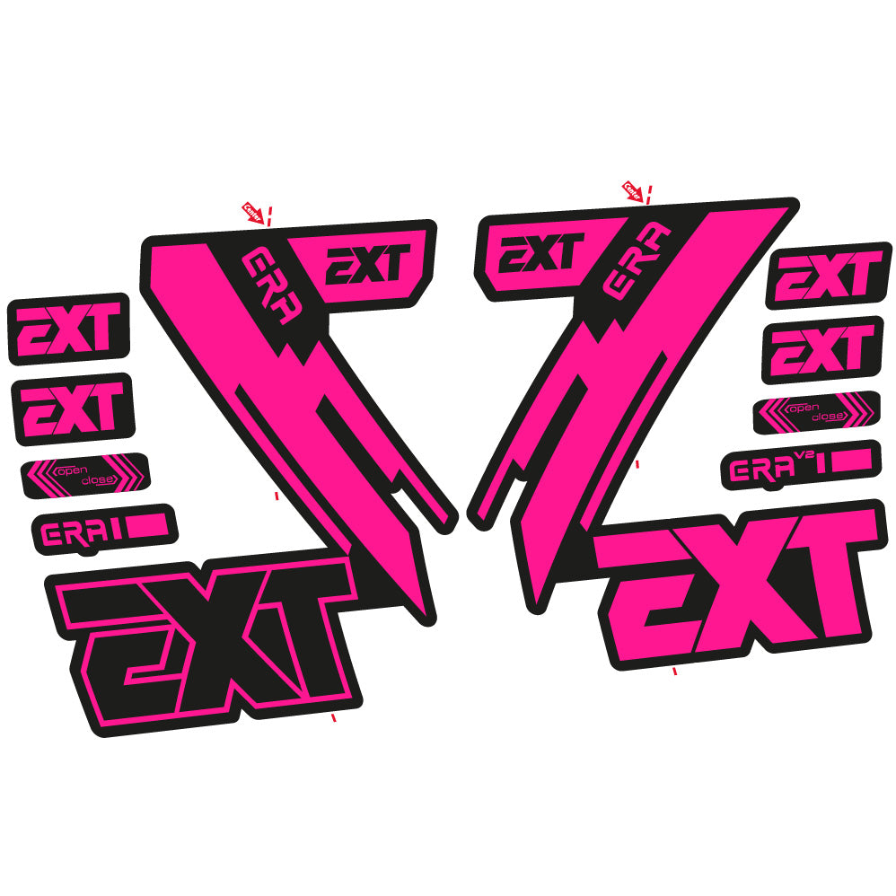 Stickers EXT Era compatibles Autocollants fourche 29"