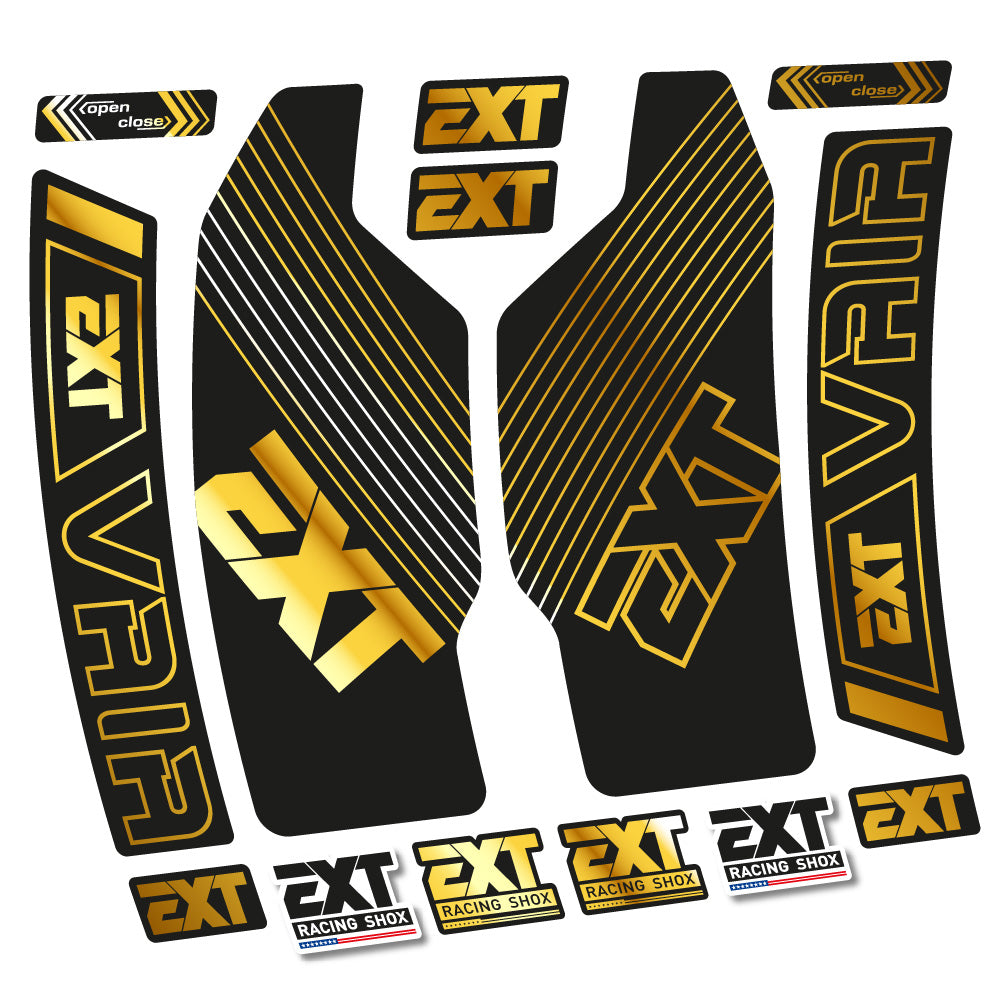 Stickers EXT Vaia compatibles Autocollants fourche 29"