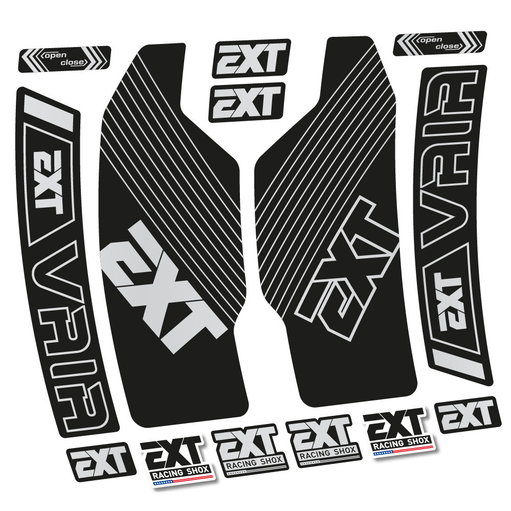 Stickers EXT Vaia compatibles Autocollants fourche 29"