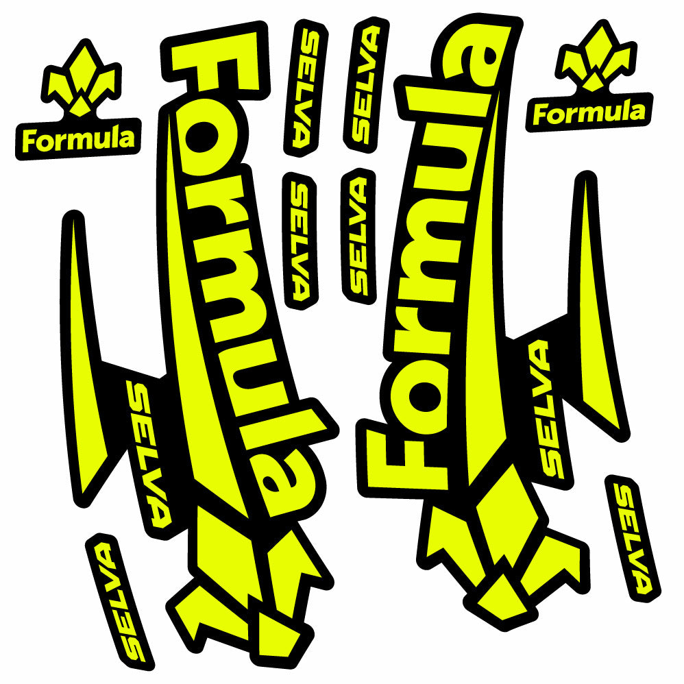 Stickers Formula Selva 2018 compatibles Autocollants fourche 29"