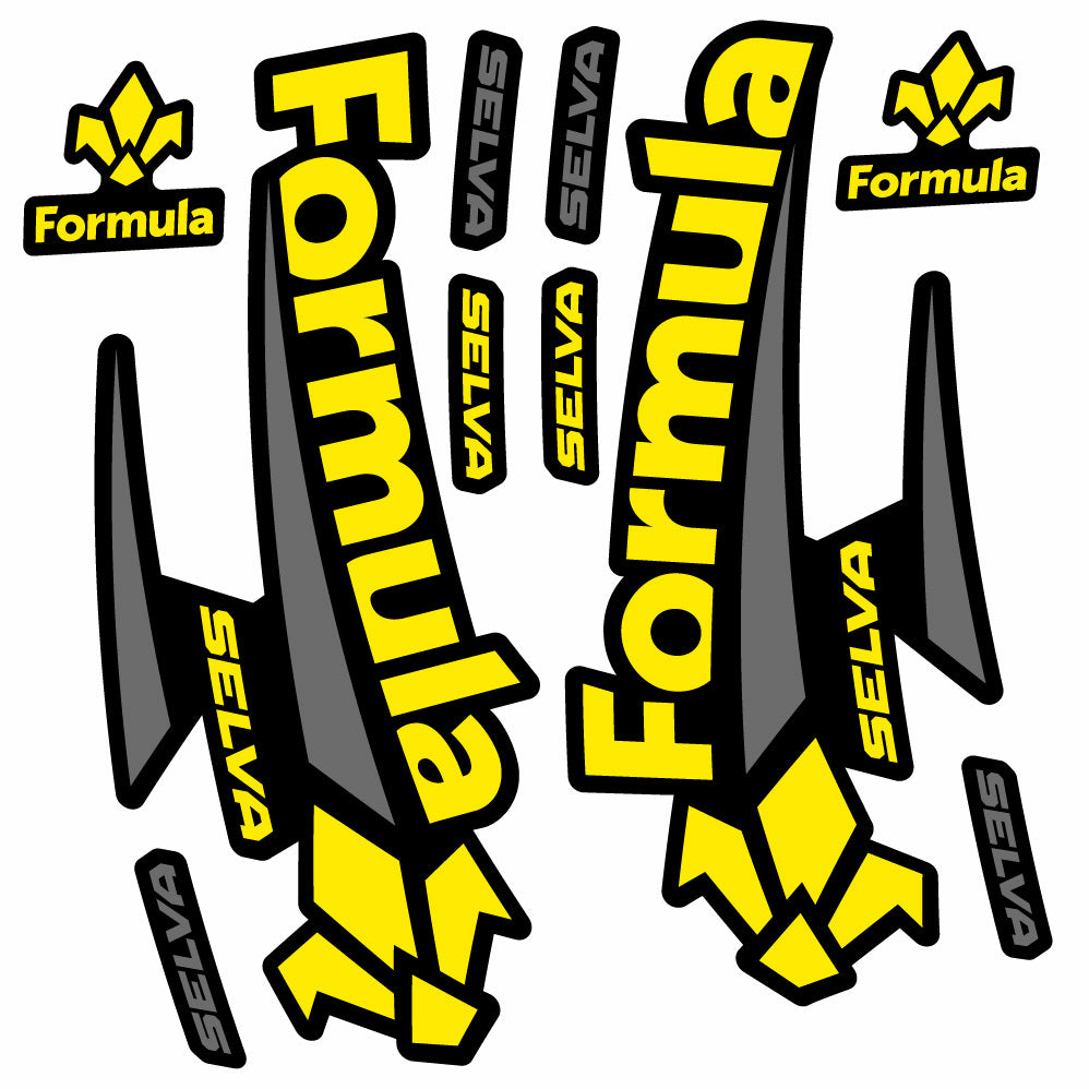 Stickers Formula Selva 2018 compatibles Autocollants fourche 29"