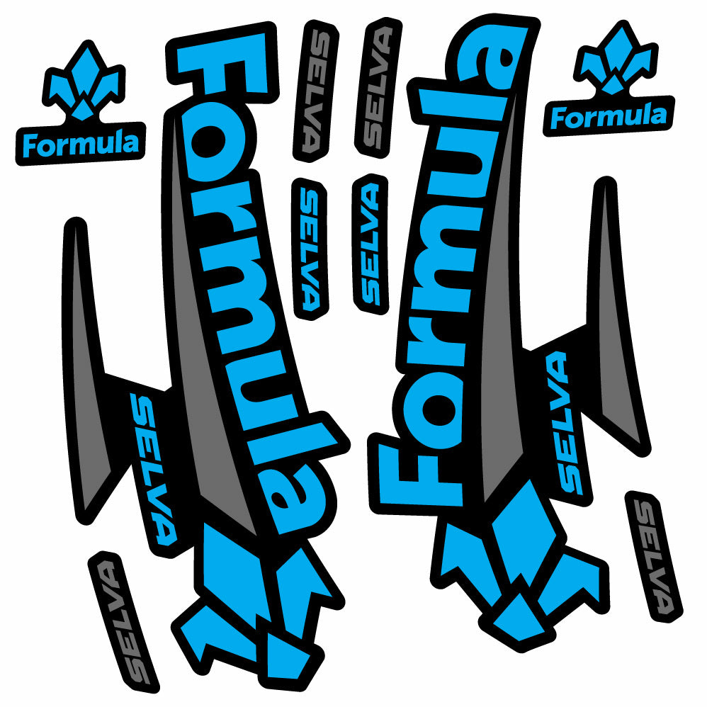 Stickers Formula Selva 2018 compatibles Autocollants fourche 29"