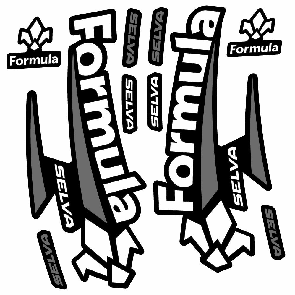 Stickers Formula Selva 2018 compatibles Autocollants fourche 29"